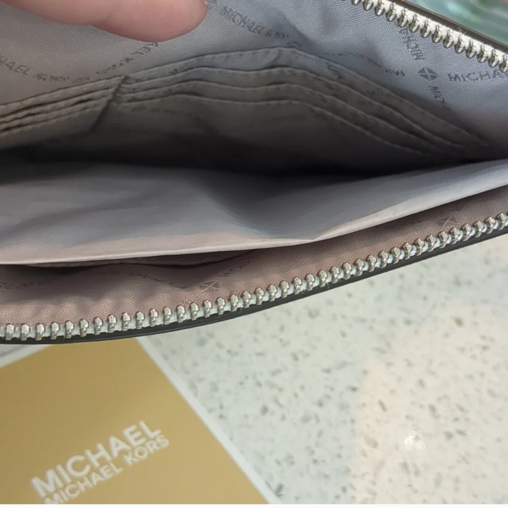 Michael Kors White Studded Wristlet - Picture 5 of 8
